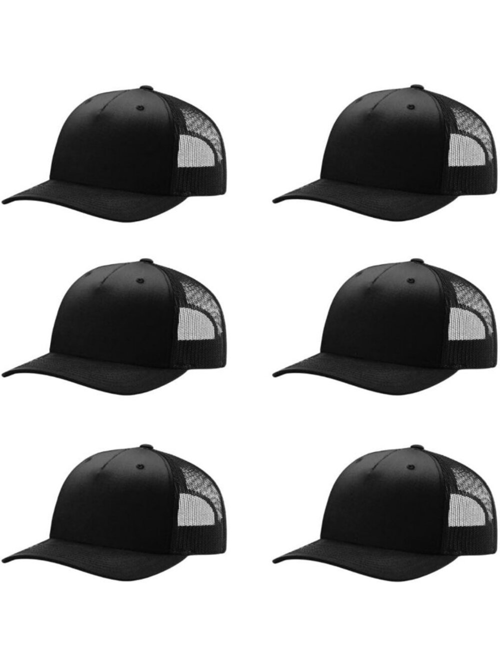 Classic Fit Five-Panel Snapback Trucker Cap | Adjustable OSFM | Stylish